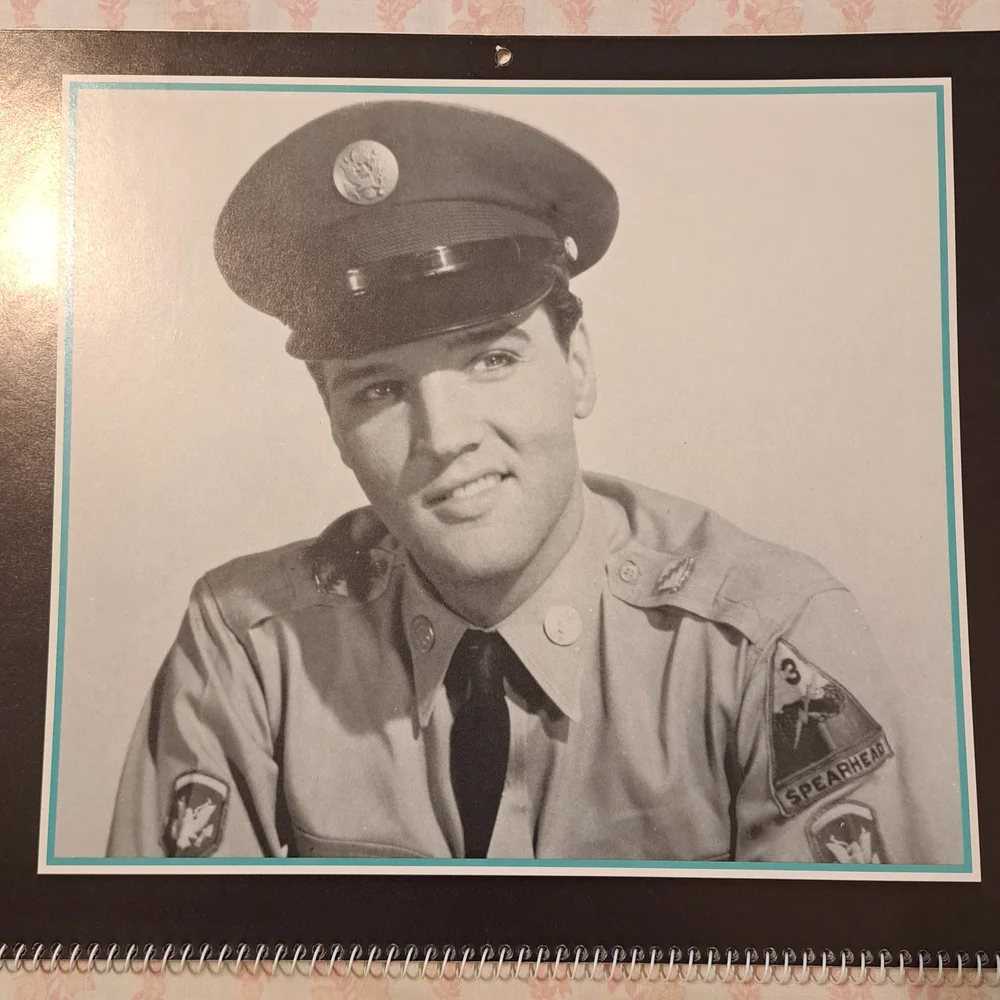 Vintage 1990 Elvis Calendar VGC